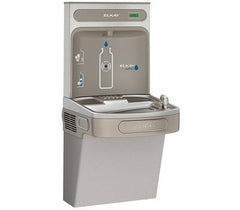 ELKAY Elkay EZS8WSVRLK ezH2O Bottle Filling Station with Single ADA Vandal-Resistant Cooler Non-Filtered Refrigerated Light Gray