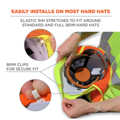 GLOWEAR GloWear 29053 ERG 8005-29053 Hi-Vis Mesh Neck Shade
