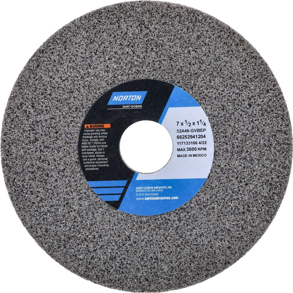 NORTON Norton 66252941204 Surface Grinding Wheel 46 Grit