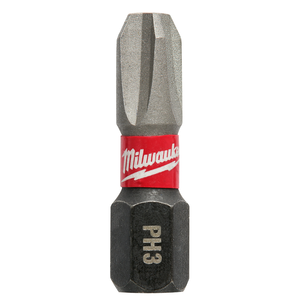 MILWAUKEE Milwaukee 48-32-4663 SHOCKWAVE Impact Phillips #3 Insert Bits 5PK