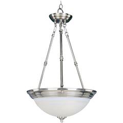MAXIM LIGHTING Maxim Lighting 5845MRSN Essentials 3 Light Inverted Bowl Pendant 60W 15 Inch
