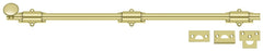 DELTANA Deltana 24SB3 Surface Bolt Heavy Duty 24 Inches Bright Brass
