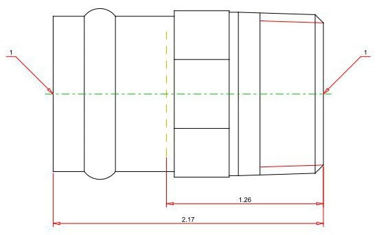 VIEGA Viega 79245 ProPress 1 x 1 Male Adapter