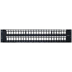 WAVENET Wavenet BPPWM-48 48-Port Blank Patch Panel, CAT6A Shielded, FTP Jack
