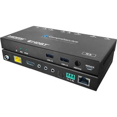TRENDNET Comprehensive CHE-HDBT255U HDBaseT Series 4K60 18G HDMI Extender Kit, USB, Audio, LAN, RS232 up to 330' (100m)