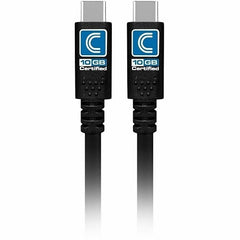 TRENDNET Comprehensive USB10G-CC-6PROBLK Pro AV/IT Integrator Series Certified Ultra-Flexible 10G USB-C to Male 4K AV and Data Cable, 6' Black