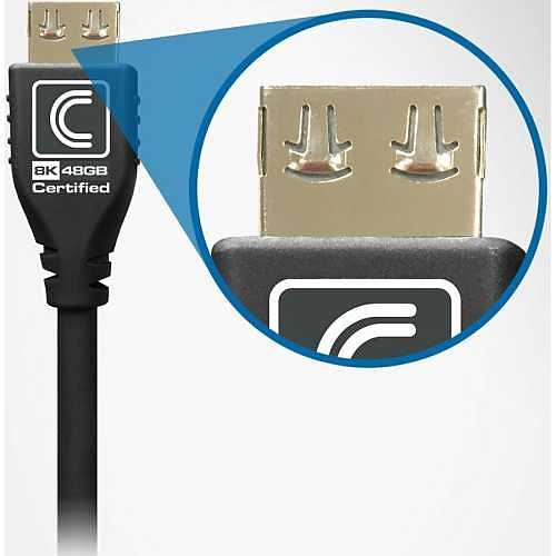 TRENDNET Comprehensive MHD48G-3PROBLK MicroFlex Pro AV/IT HDMI A/V Cable 8K 48G
