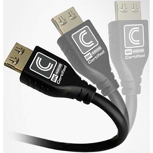 TRENDNET Comprehensive MHD48G-3PROBLK MicroFlex Pro AV/IT HDMI A/V Cable 8K 48G