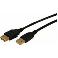 TRENDNET Comprehensive USB2-AA-MF-3ST Standard Series USB 2.0 Male to Female Cable 3' USB2AAMF3ST