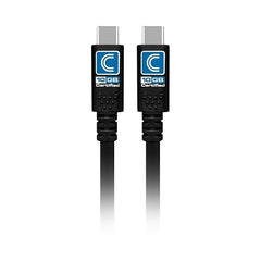 TRENDNET Comprehensive USB10G-CC-3PROBLK Pro AV/IT Integrator Series Certified Ultra-Flexible 10G USB-C to C Male 4K AV and Data Cable, 3' Black