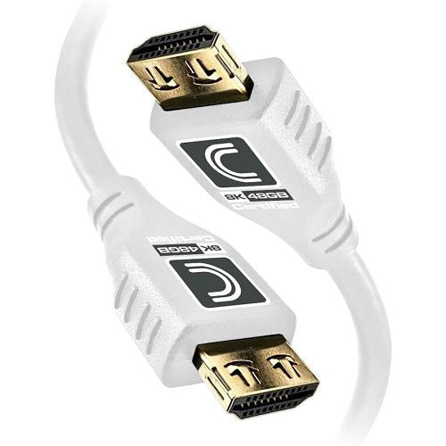 TRENDNET Comprehensive MHD48G-9PROWHT MicroFlex Pro AV/IT Integrator Series Ultra High Speed 8K 48G HDMI Cable with ProGrip 9' White