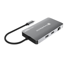 TRENDNET Comprehensive VDK-2200 VersaDock USB-C 4K Dual Display Docking Station with HDMI, Ethernet and Fast Charging Up to 100W