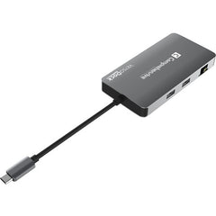 TRENDNET Comprehensive VDK-2200 VersaDock USB-C 4K Dual Display Docking Station with HDMI, Ethernet and Fast Charging Up to 100W