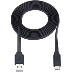 TRIPP LITE BY EATON Tripp Lite U038-006-FL USB-A To USB-C Flat Cable, M/M, USB 2.0, 6' (1.83m), Black