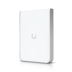 UBIQUITI Ubiquiti U6-IW-US Wall-Mounted WiFi 6 AP with 6-Spatial Streams and Built-In 4-Port Switch