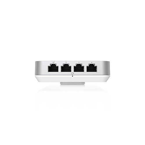 UBIQUITI Ubiquiti U6-IW-US Wall-Mounted WiFi 6 AP with 6-Spatial Streams and Built-In 4-Port Switch