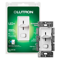 SKYLARK Lutron SCL-153PH-WH 600 W 120 Volt White 1-Pole/3-Way Incandescent/Halogen Dimmer