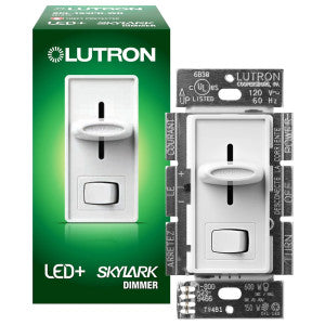 SKYLARK Skylark SCL-153P-WH Skylark Dimmer Rocker Switch Preset 1-Pole/3-Way White