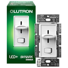 SKYLARK Skylark SCL-153P-WH Skylark Dimmer Rocker Switch Preset 1-Pole/3-Way White
