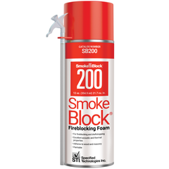 SMOKEBLOCK SmokeBlock SB200 Fireblock Foam Salmon Pink/Red 22 cu. in.