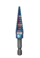 SM PRODUCTS SM Products 19019 JB Industries 13-Step Drill Bit High-speed Steel 13 Hole Sizes