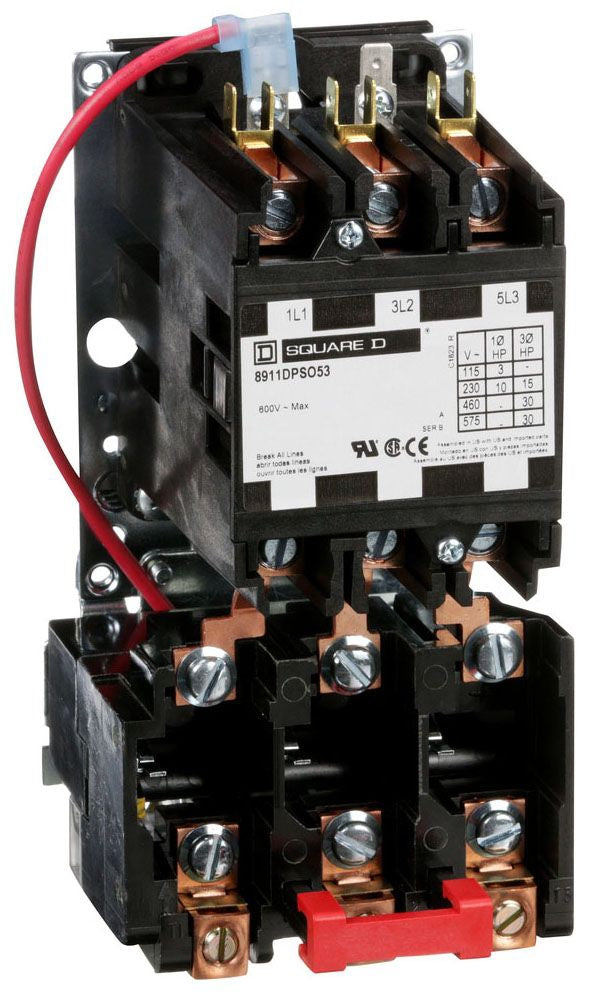SQUARE-D Square D 8911DPSO53V02 Starter 600Vac 50Amp DPS +Options