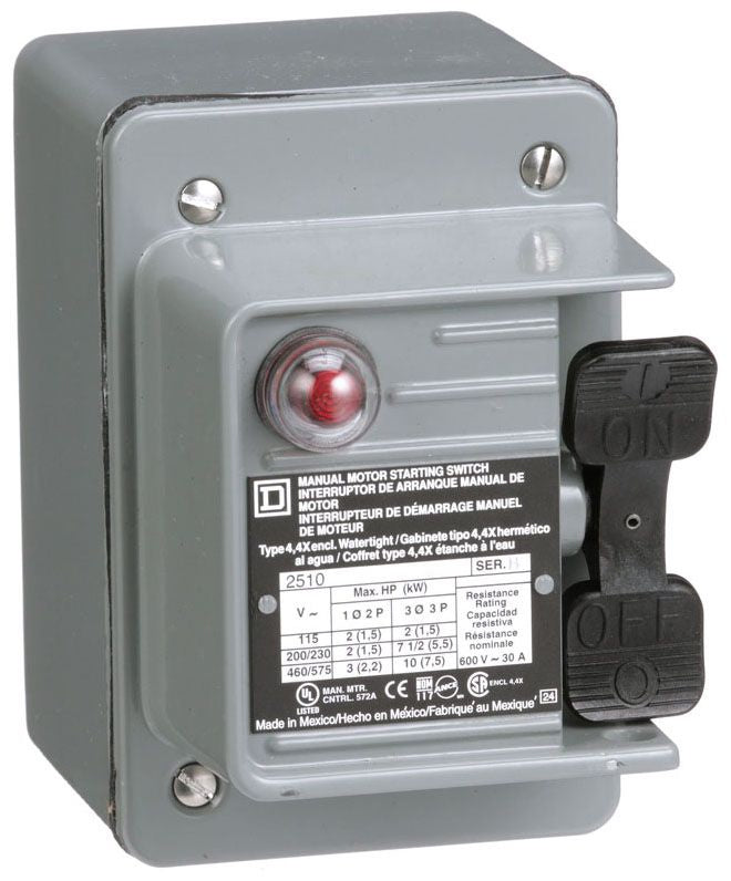 SQUARE-D Square D 2510KW1A Manual Switch 600Vac K+Options