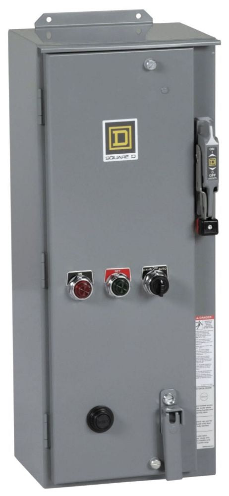 SQUARE-D Square D 8538SDASP4 Combination Starter Type S Fusible Disconnect 45A NEMA 12