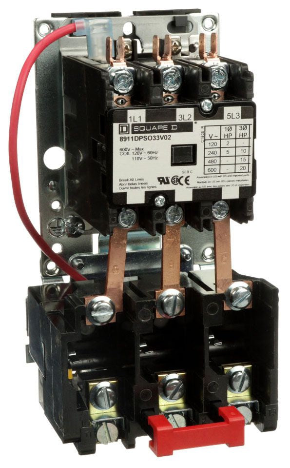 SQUARE-D Square D 8911DPSO33V02 Starter 600Vac 30Amp Dps +Options