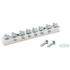 STRUCTUREDGROUND StructuredGround UGB2/0-414-6 Universal Ground Bar Silver Copper Tin-Plated 4.92 in. L