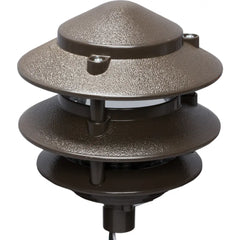 TEDDICO Teddico P-3AB 5 Three-Tier Louver Light 75W 110/120V Bronze Powder Coat