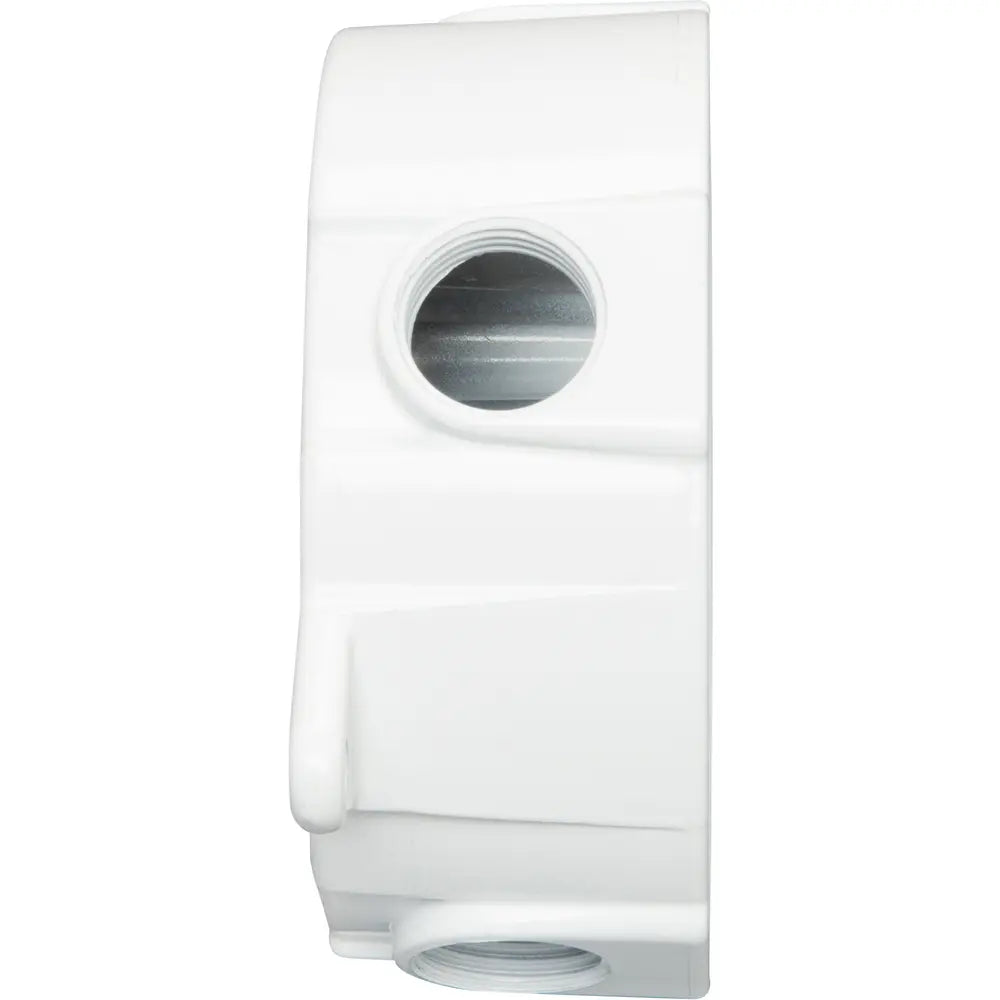 TEDDICO Teddico RB-5WV Round Weatherproof Outlet Box, 5 Holes, White