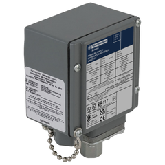 TELEMECANIQUE Telemecanique 9012GAW2 Pressure Switch 480 VAC SPDT 2-Circuit 1 to 40 PSIG Adjustable Differential Pressure Switch