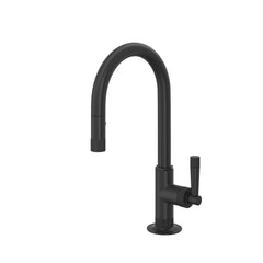ROHL Rohl MB7930SLMMB-2 Graceline Pull-Down Bar/Food Prep Kitchen Faucet in Matte Black
