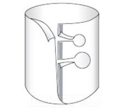 PLUMBEREX Plumberex 3071WD-N Plastic Disposal Cover in White