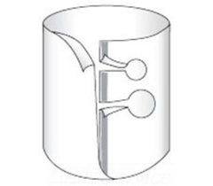 PLUMBEREX Plumberex 3071WD-N Plastic Disposal Cover in White