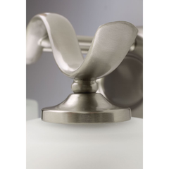 PROGRESS Progress P2019-09 Inspire Collection Two-Light Brushed Nickel Etched Glass Traditional Bath Vanity Light