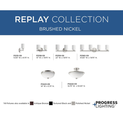 PROGRESS Progress P2158-09 Replay Collection Two-Light Bath & Vanity