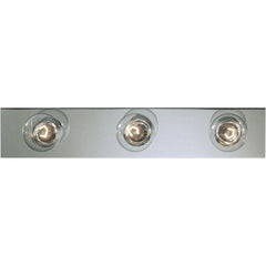 PROGRESS Progress P3114-15 Broadway Collection Three-Light Polished Chrome Traditional Bath Vanity Light