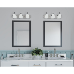 PROGRESS Progress P2708-15 Gather Collection Three-Light Polished Chrome Etched Glass Traditional Bath Vanity Light