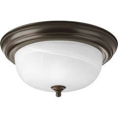 PROGRESS Progress P3925-20 Two-Light Dome Glass 13-1/4 Close-to-Ceiling