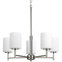 PROGRESS Progress P4319-104 Replay Collection Five-Light Nickel Chandelier