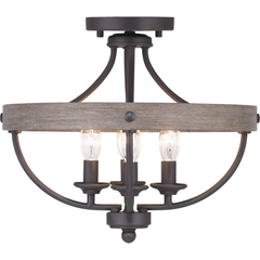 PROGRESS Progress P350117-143 Gulliver Collection Four-Light 14-1/4 Semi-Flush Convertible