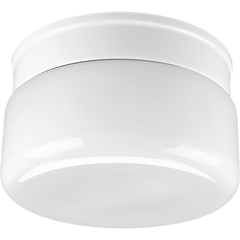 PROGRESS Progress P3518-30 Two-Light White Glass 8-3/4 Close-to-Ceiling