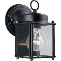 PROGRESS Progress P5607-31 Flat Glass Lantern One-Light Wall Lantern