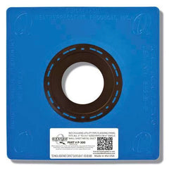 QUICKFLASH Quickflash P-300 Plumbing Flashing Fits 3 in Copper, Rigid, PVC and ABS Sized Pipes