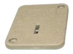 QUAZITE Quazite PC1212CA0012 12 x 12 Inch Gray Polymer Concrete Standard Underground Enclosure Cover
