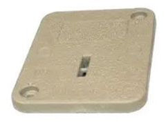 QUAZITE Quazite PC1212CA0012 12 x 12 Inch Gray Polymer Concrete Standard Underground Enclosure Cover