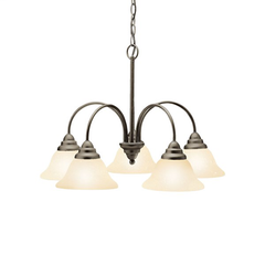 KICHLER LIGHTING Kichler 2076OZ Telford 5 Light Chandelier Olde Bronze