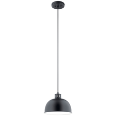 KICHLER LIGHTING Kichler 52152BK Zailey 11.5 1 Light Pendant Black